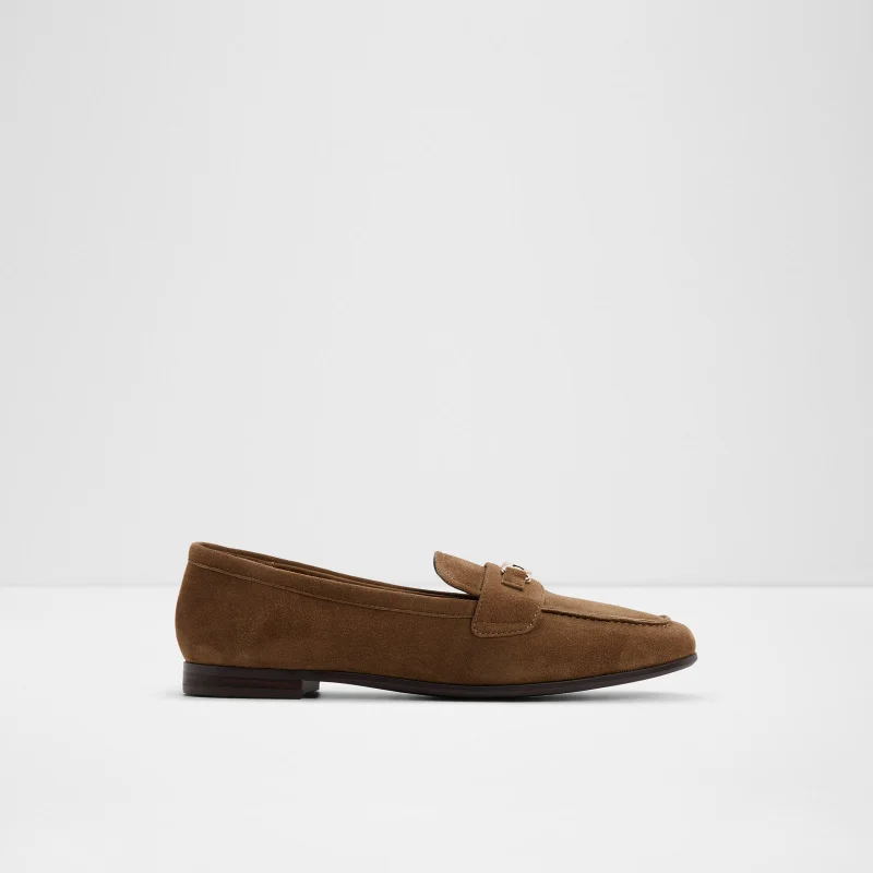 ALDO JOANA Metal Accent Round Toe Loafers